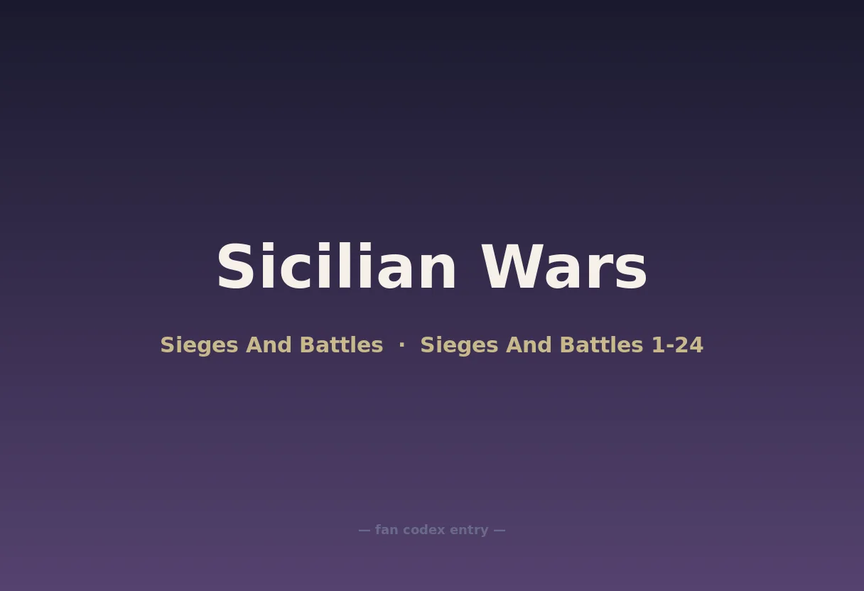Sicilian Wars