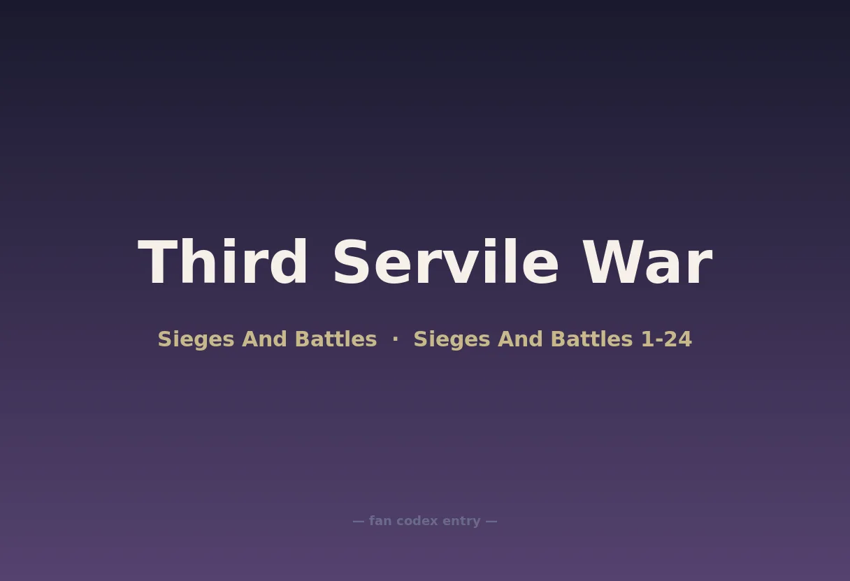 Third Servile War
